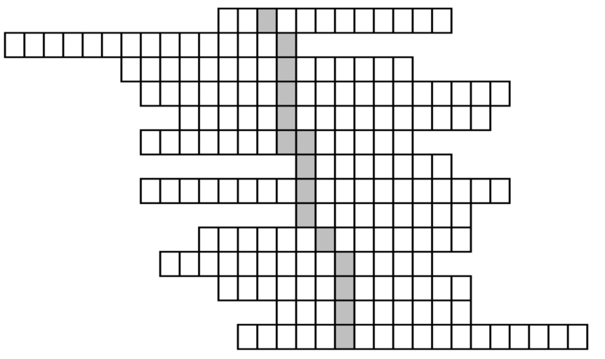 Blank puzzle grid